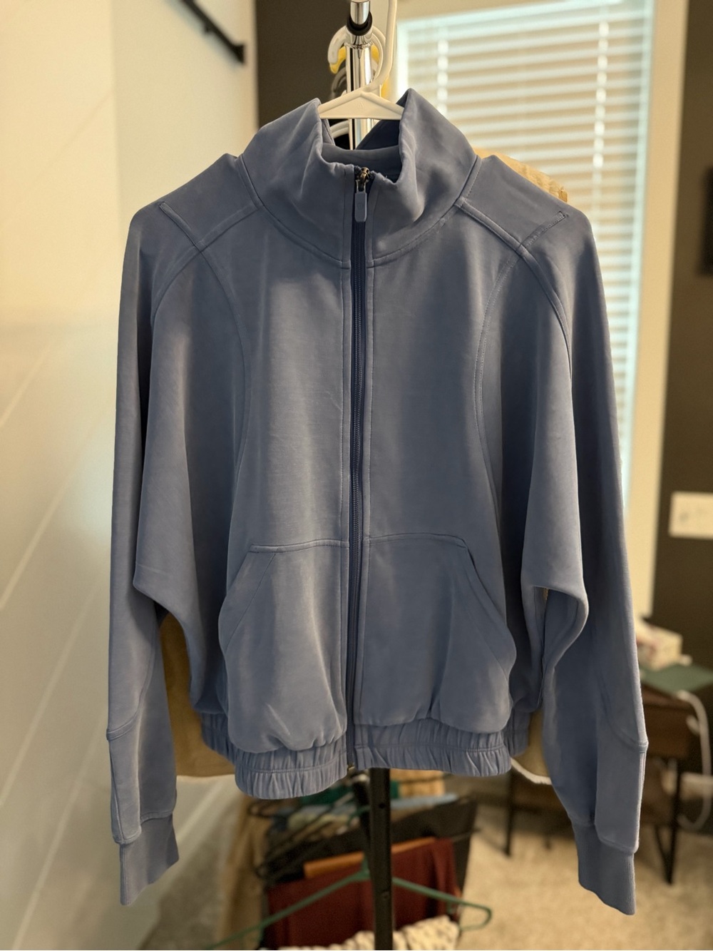 Lululemon | Soft-stream Blue Full-Zip Jacket | Size 8